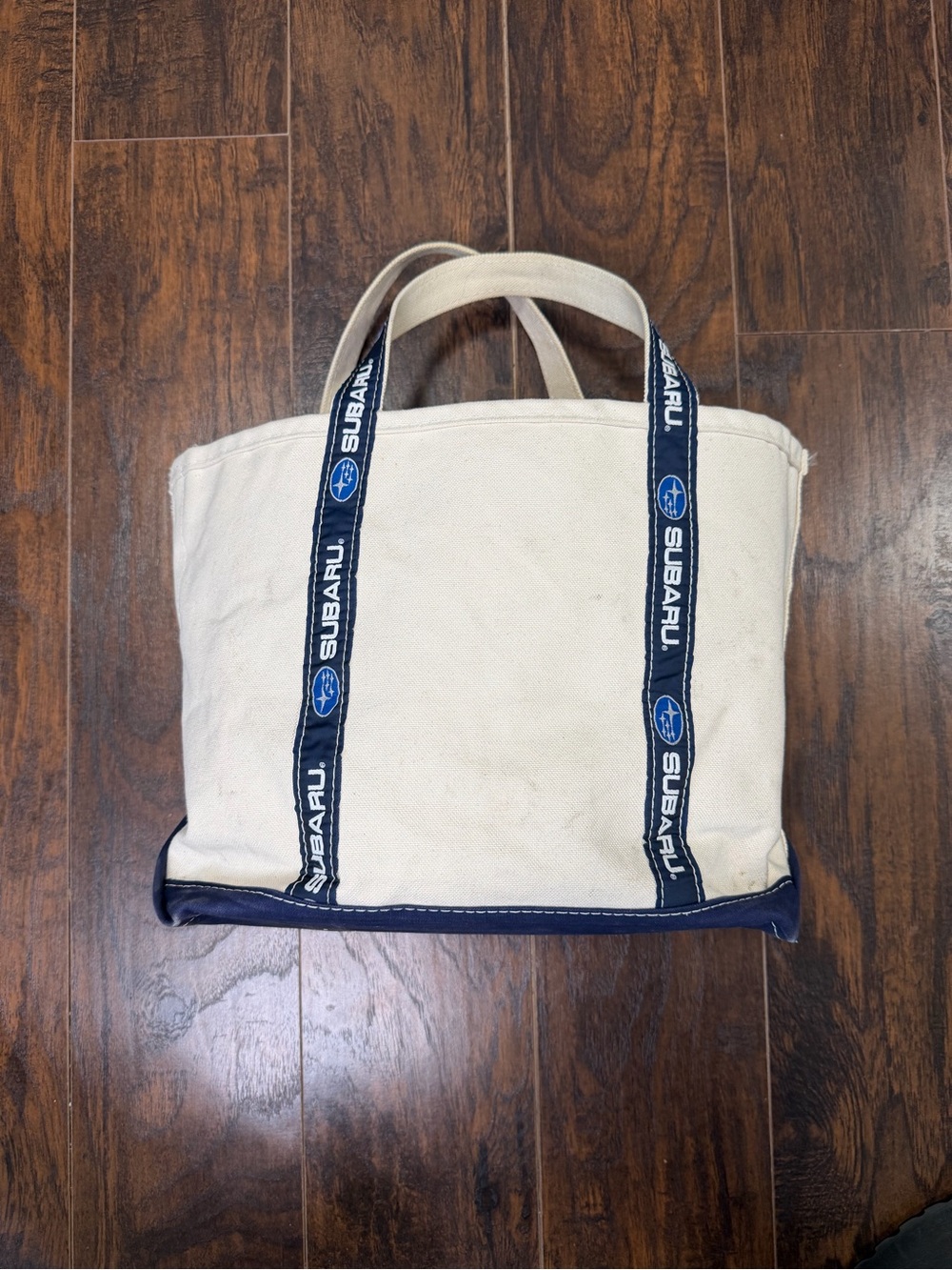Rare Vintage L.L Bean x Subaru Canvas Tote Bag